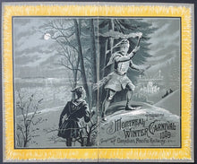 Load image into Gallery viewer, 1889 Montreal Winter Carnival Historical Program Lord Stanley Watches Hockey

