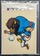 1960s Vintage Unused Buffalo Bills Decal Sealed Original Bag AFL Vintage Logo