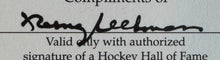 Load image into Gallery viewer, Hockey HOF Signed Complimentary Admission Ticket Autographed By Norm Ullman NHL
