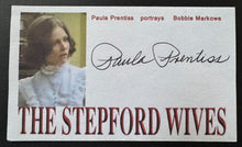 Load image into Gallery viewer, Actress Paula Prentiss Signed Autographed The Stepford Wives Promo Sheet
