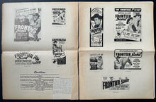 Load image into Gallery viewer, 1938 Theatre Serial - Frontier Scout Publicity Magazine Vintage Movies

