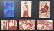 Load image into Gallery viewer, Circa 1920s Tom Mix Hollywood Western Movie Star Exhibit Cards
