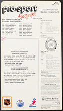 Load image into Gallery viewer, 1986/87 Pro-Sport Autograph Watch NHL Player Backing Cards Lemieux Messier Vtg
