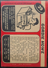 Load image into Gallery viewer, 1968-1969 O-Pee-Chee Gordie Howe #29 Detroit Red Wings Slabbed KSA 3 VG NHL HOF

