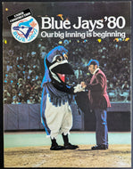 Toronto Blue Jays Vintage 1980 Ticket Brochure Pamphlet Baseball MLB BJ Birdy