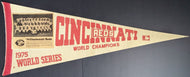 1975 Cincinnati Reds Vintage Full Sized Team Photo Pennant MLB Baseball Banner