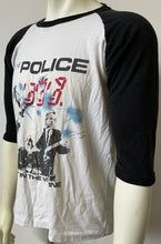 Load image into Gallery viewer, 1982 The Police Baseball Style Band T-Shirt Vintage Ghost In The Machine Tour
