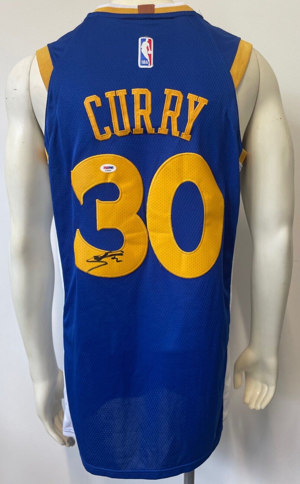 Steph Curry Autographed Golden State Warriors Basketball Jersey Signed  NBA PSA
