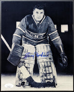 Gerry McNeil Autographed Signed Hockey Photo Montreal Canadiens JSA NHL Vintage