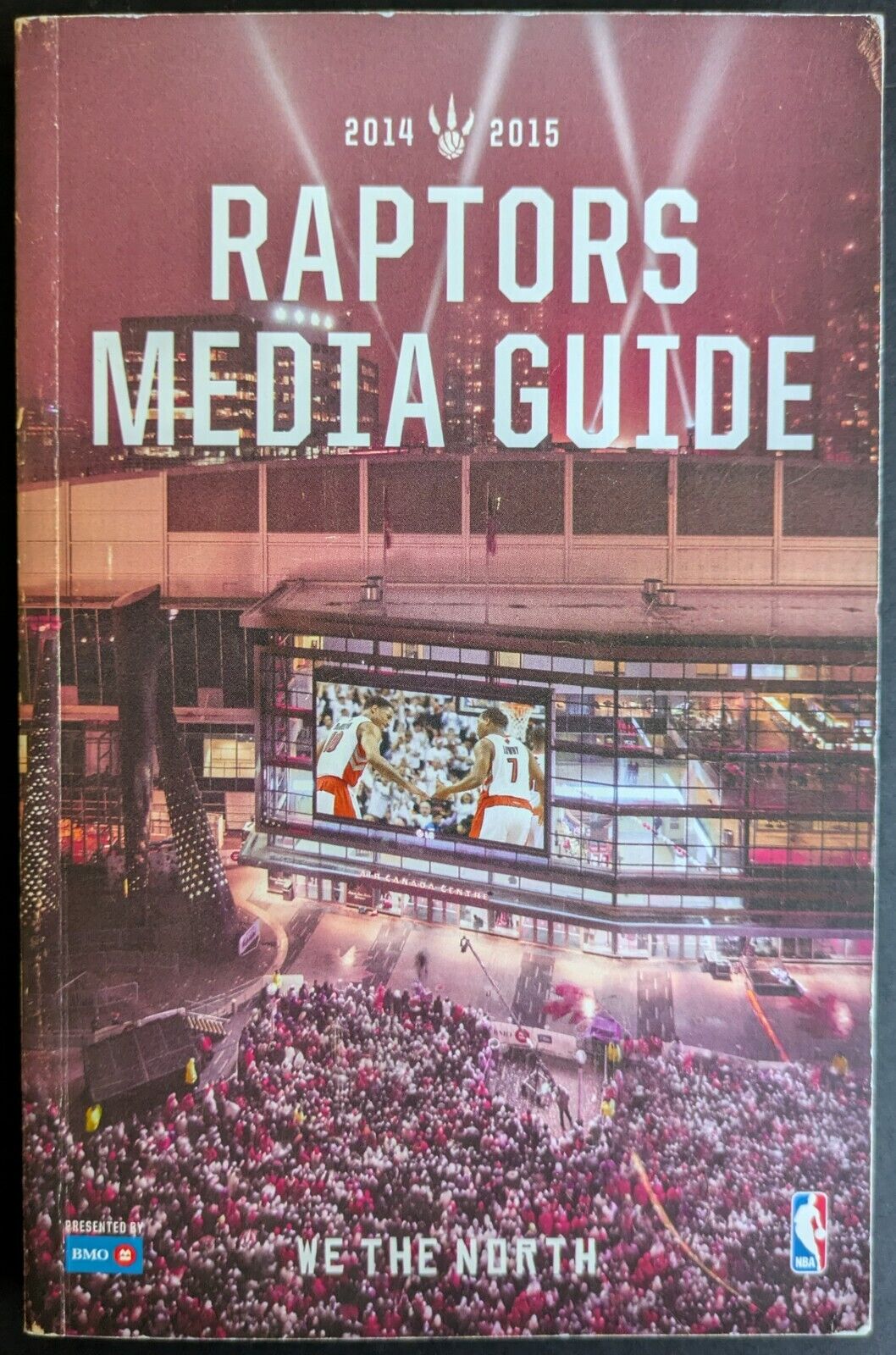 2014-15 Toronto Raptors NBA Basketball Sports Media Guide Schedule Roster