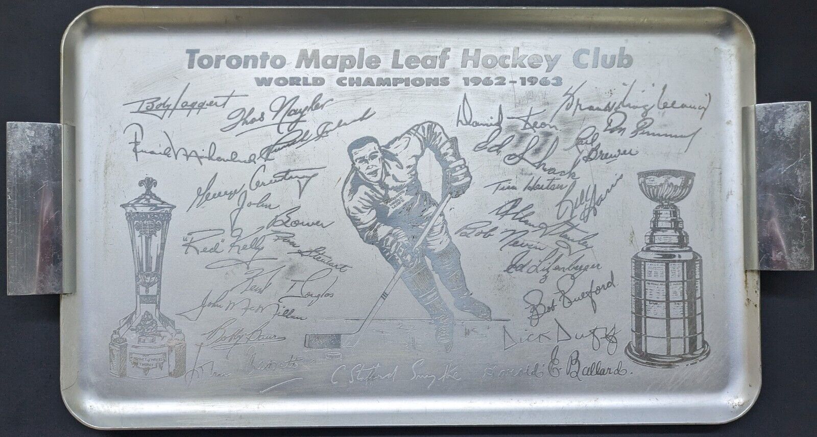 1962-63 Toronto Maple Leafs Stanley Cup Team Facsimile Signature
