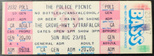 Load image into Gallery viewer, 1981 Police Concert Ticket + Staff Parking Pass Iggy Pop The Go Gos The Grove
