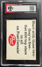 Load image into Gallery viewer, 1962 Mickey Mantle New York Yankees MLB Post Baseball Card #5 KSA Authentic
