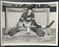 1941 NHL Hockey Detroit Red Wings Johnny Mowers Type 1 Vintage Photo Turofsky