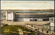 Early 1900's Era Hanlan's Point Stadium Postcard Babe Ruths 1st Pro Home Run