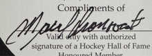 Load image into Gallery viewer, Marcel Pronovost Autographed Signed Hockey Hall of Fame Pass NHL Red Wings JSA
