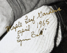 Load image into Gallery viewer, 1965 Maple Leaf Gardens Signed Photo Montreal Canadians NHL Lynn &amp; Doug Ball
