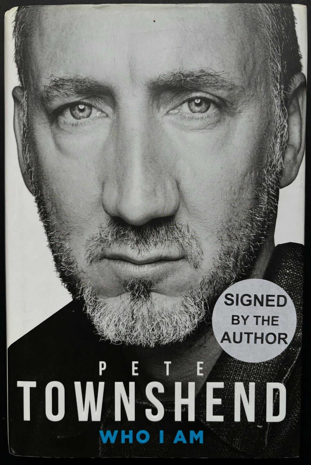2012 Pete Townshend Signed Autographed Memoir Book 