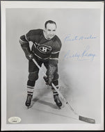 Billy Reay Autographed Signed Hockey Photo Montreal Canadiens JSA NHL Vintage
