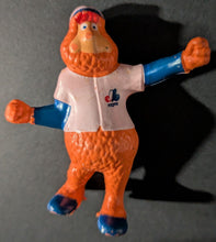 Load image into Gallery viewer, Set Of 4 MLB Montreal Expos Mascot Youppi PVC Figures 1986 Gulf Canada Gas Vtg
