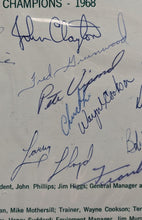 Load image into Gallery viewer, Oshawa Green Gaels Lacrosse '68 Team Photo Autographed Minto Cup Champion Signed
