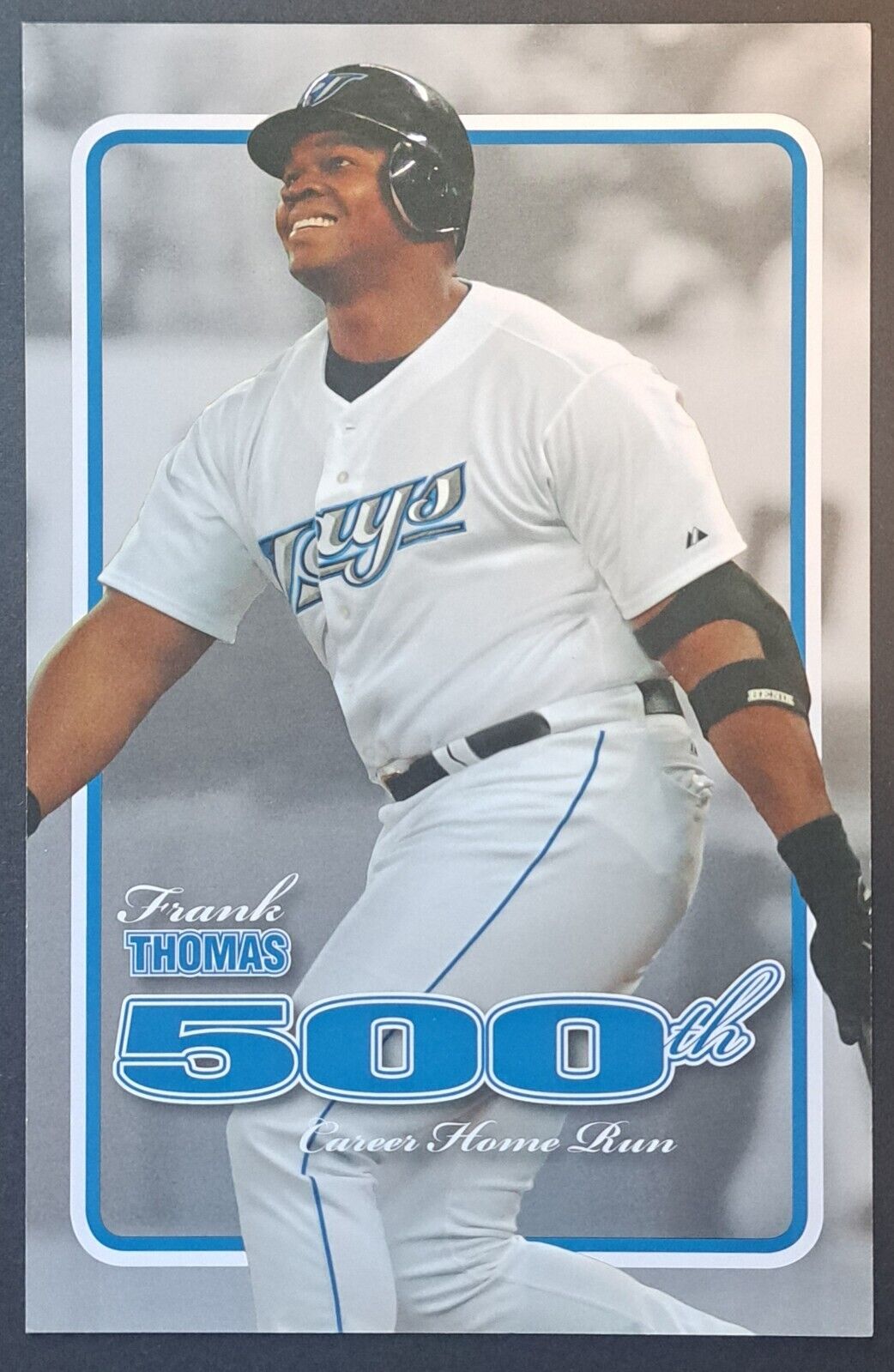 2007 Frank Thomas 500th Home Run Card Toronto Blue Jays MLB Baseball SGA