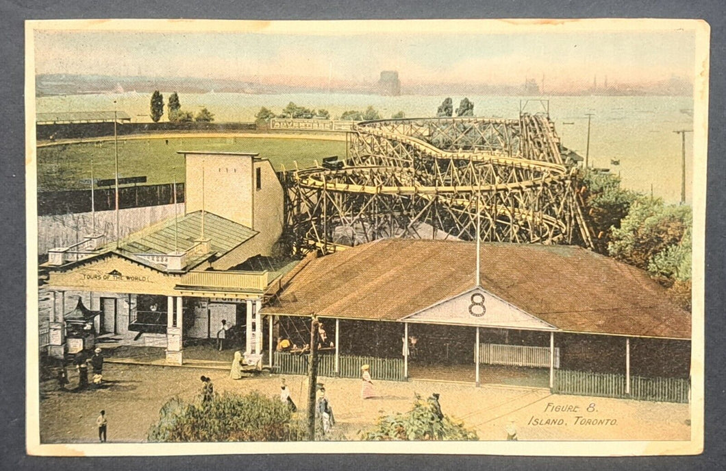 Toronto Islands Hanlon's Point Stadium Site of Babe Ruth's 1st Home Run Postcard