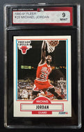 1990-91 Fleer #26 Michael Jordan Chicago Bulls NBA Basketball Card Vintage