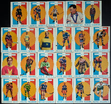 Load image into Gallery viewer, 1960-61 Topps All Time Greats Lot of 23 Different Hockey Cards NHL Vintage

