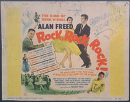 1956 Alan Freed's Rock, Rock, Rock! Lobby Card Chuck Berry Frankie Lymon Vintage