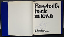 Load image into Gallery viewer, Baseball's Back in Town Louis Cauz Autographed Signed Book + Sign MLB Blue Jays
