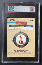Load image into Gallery viewer, 1992 Bowman #676 Manny Ramirez MLB Gold Foil Baseball Card KSA Vintage
