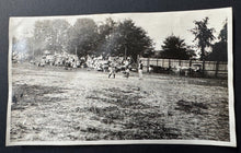 Load image into Gallery viewer, Circa 1900 Vintage Photo Of Baseball Game Cart Horse Home Plate
