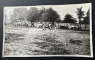 Circa 1900 Vintage Photo Of Baseball Game Cart Horse Home Plate