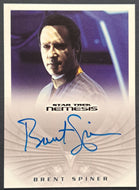 Brent Spiner as Data Autographed Signed Star Trek Nemesis Card NA06 Celebrity