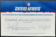 Load image into Gallery viewer, Joel Embiid Signed Autographed Game Worn NBA Basketball Sneakers JSA + 76ers COA
