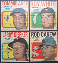 Load image into Gallery viewer, 1970 Full Set of 24 Topps Baseball Posters Roberto Clemente MLB Baseball Vintage
