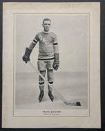 1934/35 CCM Photo Frank Boucher NHL Hockey New York Rangers HOFer Vintage