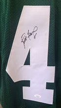 Load image into Gallery viewer, Brett Favre Signed Green Bay Packers Autographed NFL Football Jersey JSA LOA
