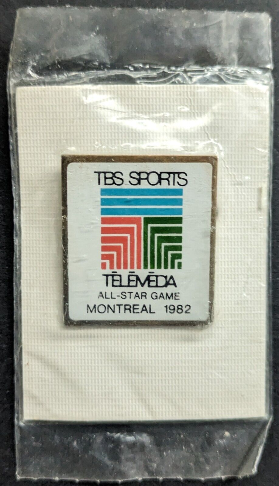 1982 Major League Baseball All Star Game Press Pin Montreal Olympic Stadium MLB