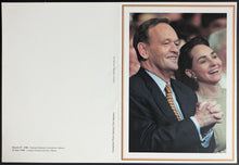 Load image into Gallery viewer, 1998 Canada Prime Minister Jean Chretien + Aline Autographed Signed Card JSA
