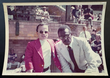 Load image into Gallery viewer, Satchell Paige Signed Business Card + Two Type 1 Photos JSA Springfield Redbirds

