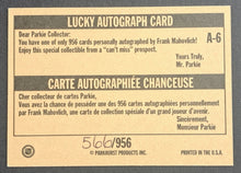 Load image into Gallery viewer, Frank Mahovlich Autographed Signed Insert Card #566 Parkhurst NHL Vintage
