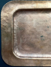 Load image into Gallery viewer, 1932 Summer Olympic Games X Engraved Rings Copper Dinner Tray Los Angeles IOC
