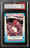 1989-90 Fleer #3 Michael Jordan Chicago Bulls NBA Basketball Card Vintage