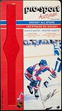 Load image into Gallery viewer, 1986/87 Pro-Sport Autograph Watch NHL Player Backing Cards Lemieux Messier Vtg
