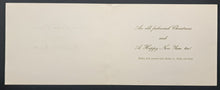 Load image into Gallery viewer, 1960s Bobby Hull + Family Christmas + New Years Card Photo Vintage Hockey NHL
