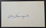 Joe Garagiola Signed Autographed Index Card Baseball Catcher Announcer MLB