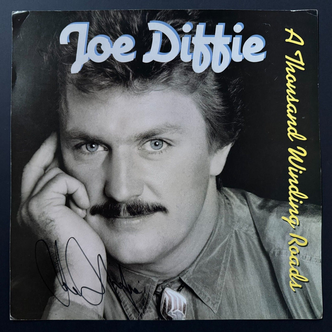 Joe Diffie Signed Autographed Promo Card For His Album A Thousand Winding Roads