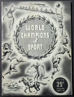 1937 World Champions Of Sport Booklet Bee Hive Corn Syrup Promotion Vintage